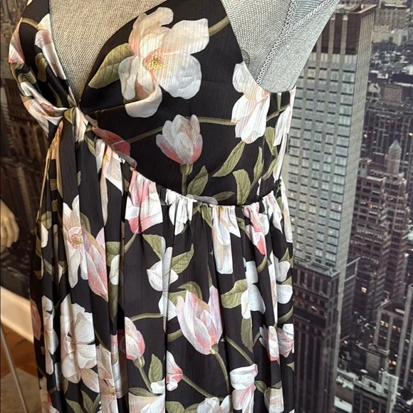 Sachin & Babi Floral Maxi Dress with Spaghetti Straps - Picture 3 of 9